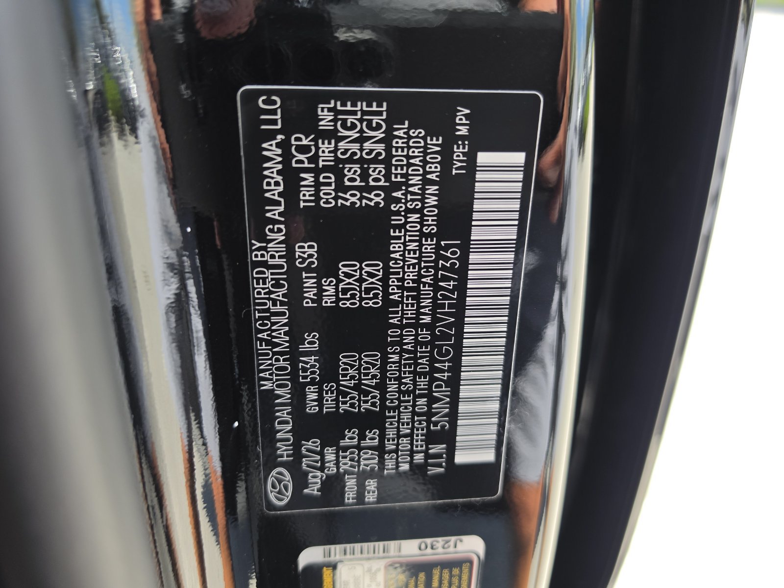 New 2027 Hyundai Santa Fe Limited FWD image 40