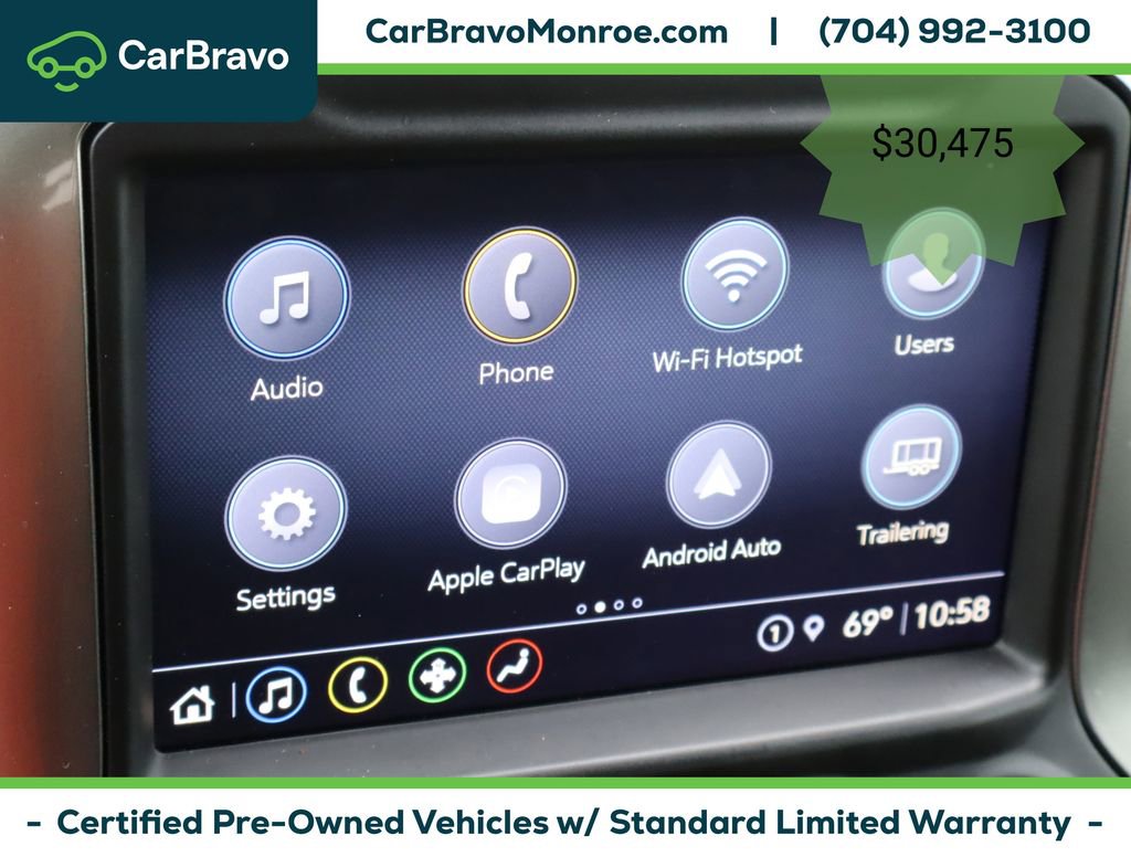 Certified 2021 Chevrolet Silverado 1500 LT Trail Boss w/ Convenience Package II AWD/4WD image 31