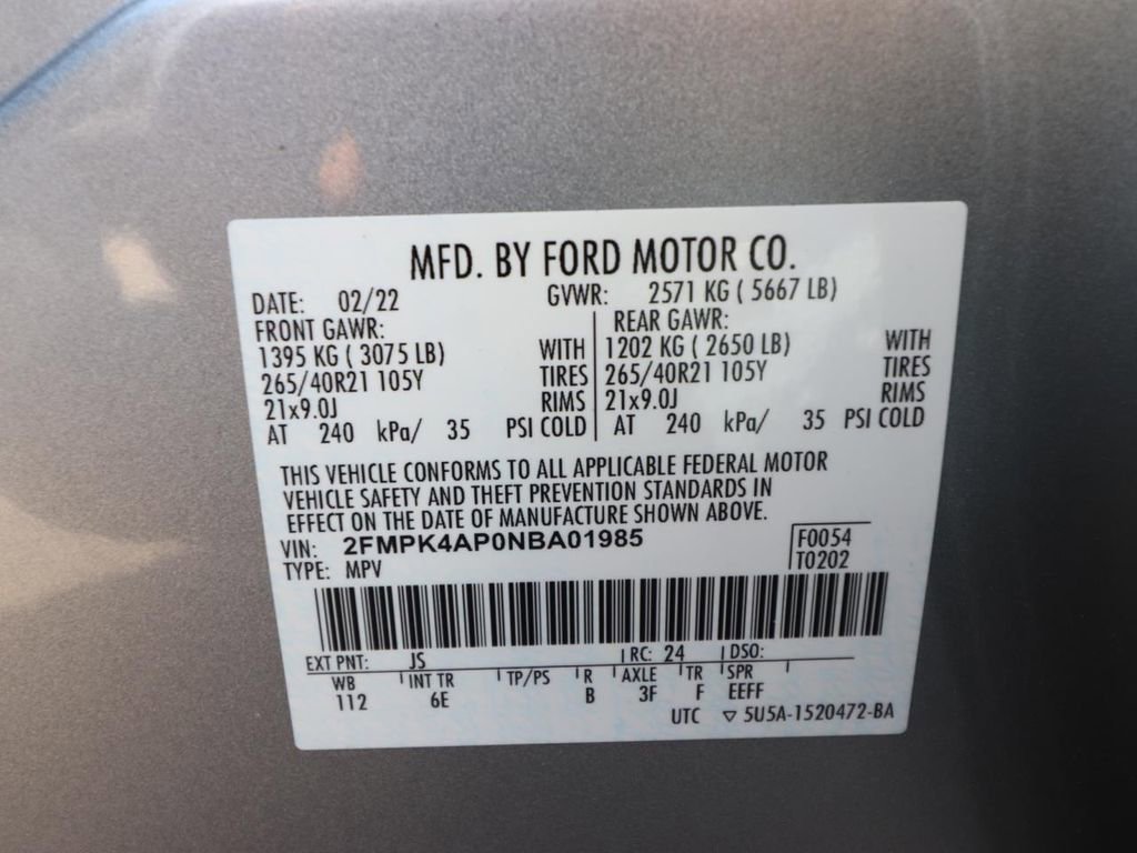 Used 2022 Ford Edge ST w/ Equipment Group 401A AWD/4WD image 25
