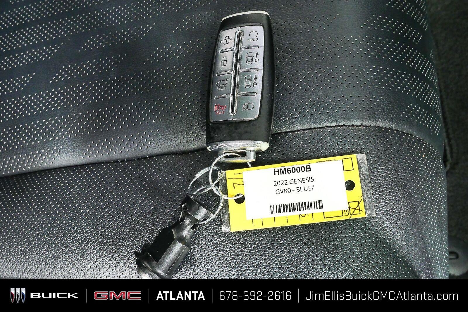 Used 2022 Genesis GV80 2.5T w/ Prestige Package 04 AWD/4WD image 40