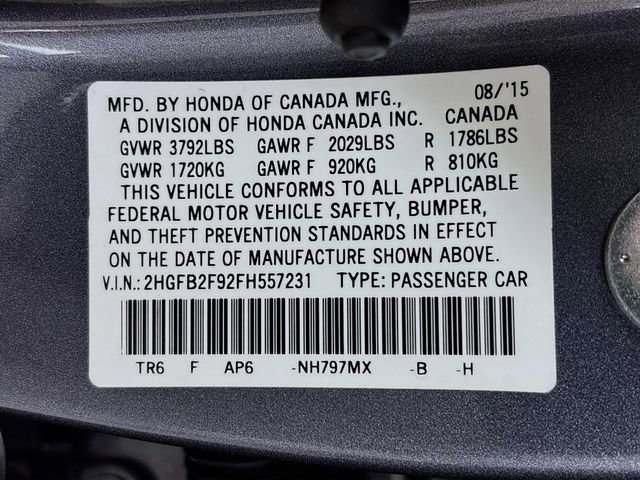 Used 2015 Honda Civic EX-L image 30