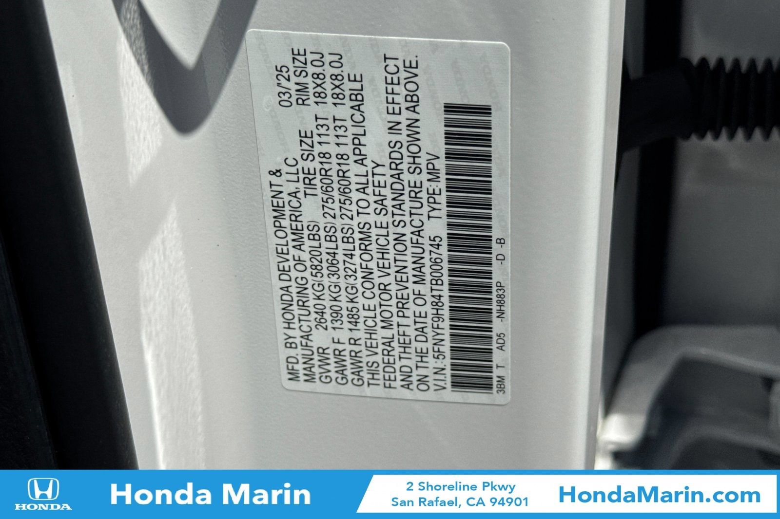 Certified 2026 Honda Passport TrailSport Elite image 37
