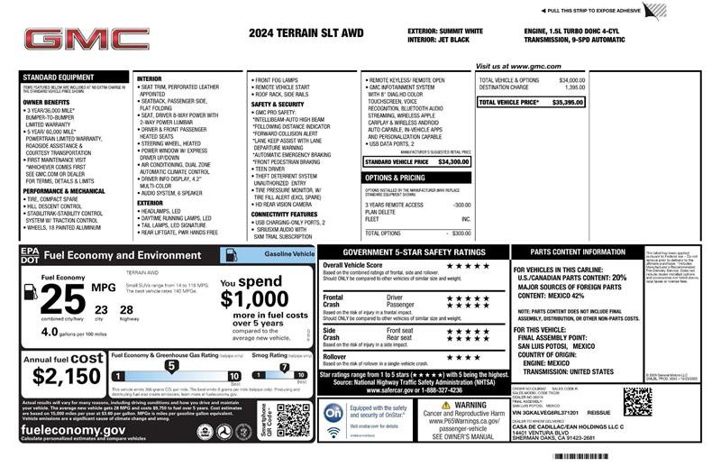 Used 2024 GMC Terrain SLT image 2