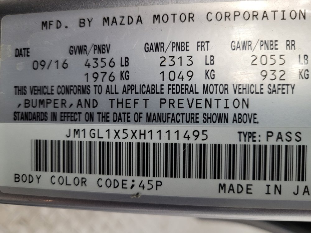 Used 2017 MAZDA MAZDA6 Grand Touring FWD image 33