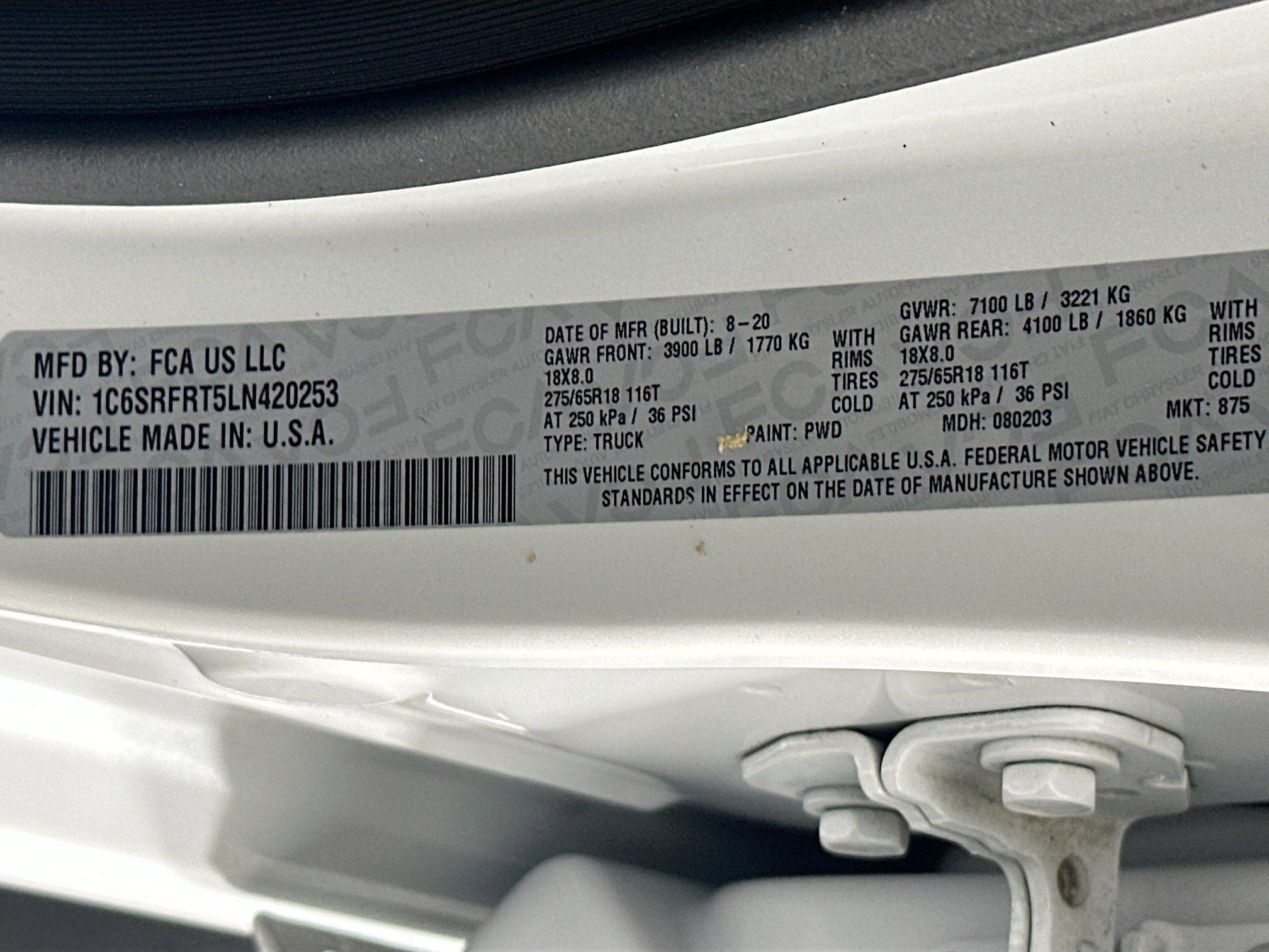 Used 2020 RAM 1500 Laramie AWD/4WD image 12