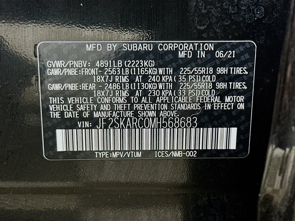 Used 2021 Subaru Forester Sport w/ Popular Package #2 AWD/4WD image 39