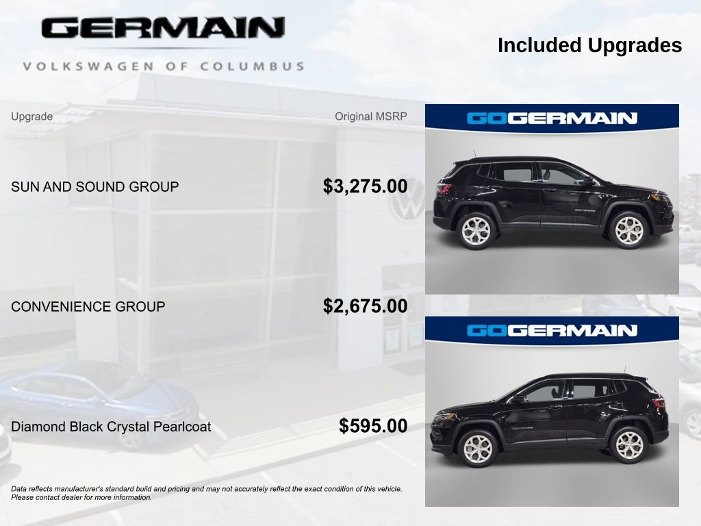 Used 2024 Jeep Compass Latitude w/ Sun and Sound Group image 10