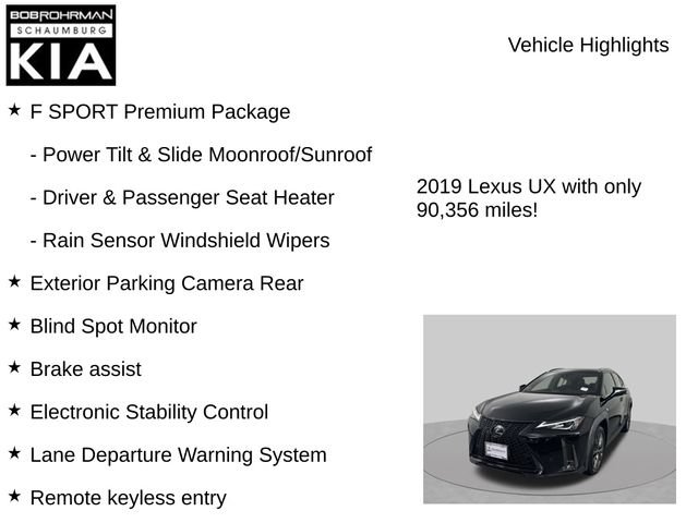 Used 2019 Lexus UX 200 F Sport FWD image 7