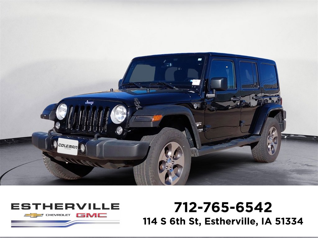 Used 2018 Jeep Wrangler Unlimited Sahara image 1