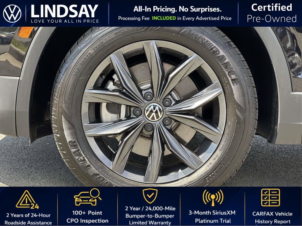Certified 2023 Volkswagen Tiguan SE w/ Panoramic Sunroof Package image 9