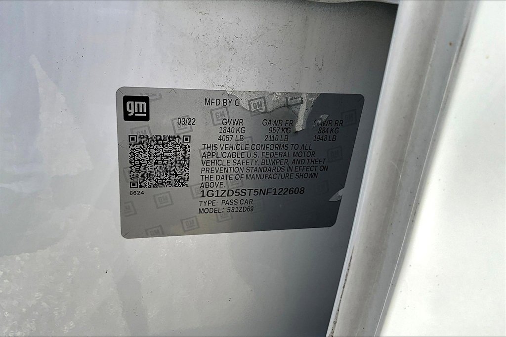 Certified 2022 Chevrolet Malibu LT image 17