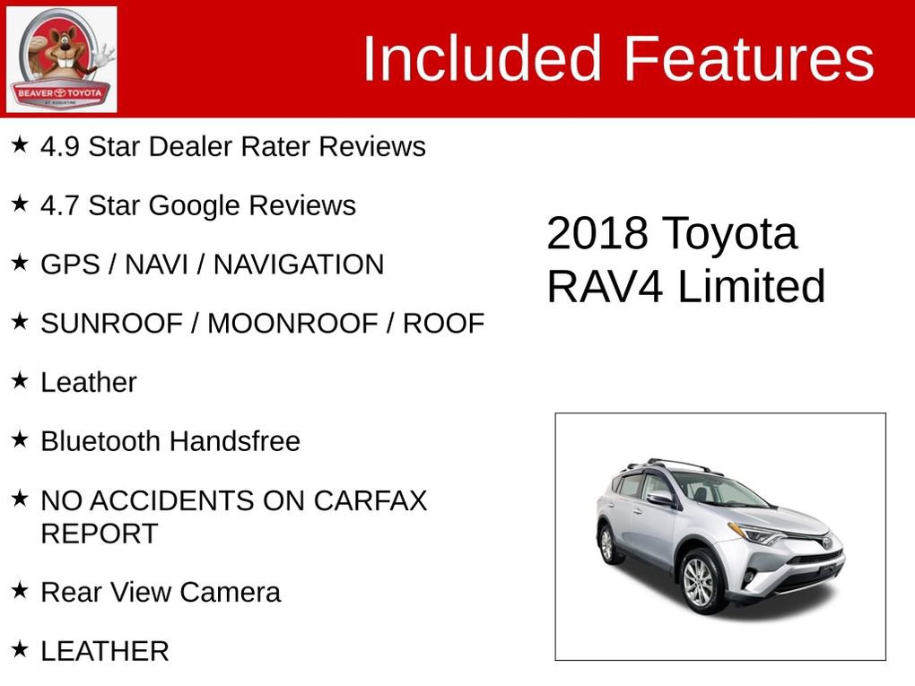 Used 2018 Toyota RAV4 Limited w/ All Weather Liner Package image 4