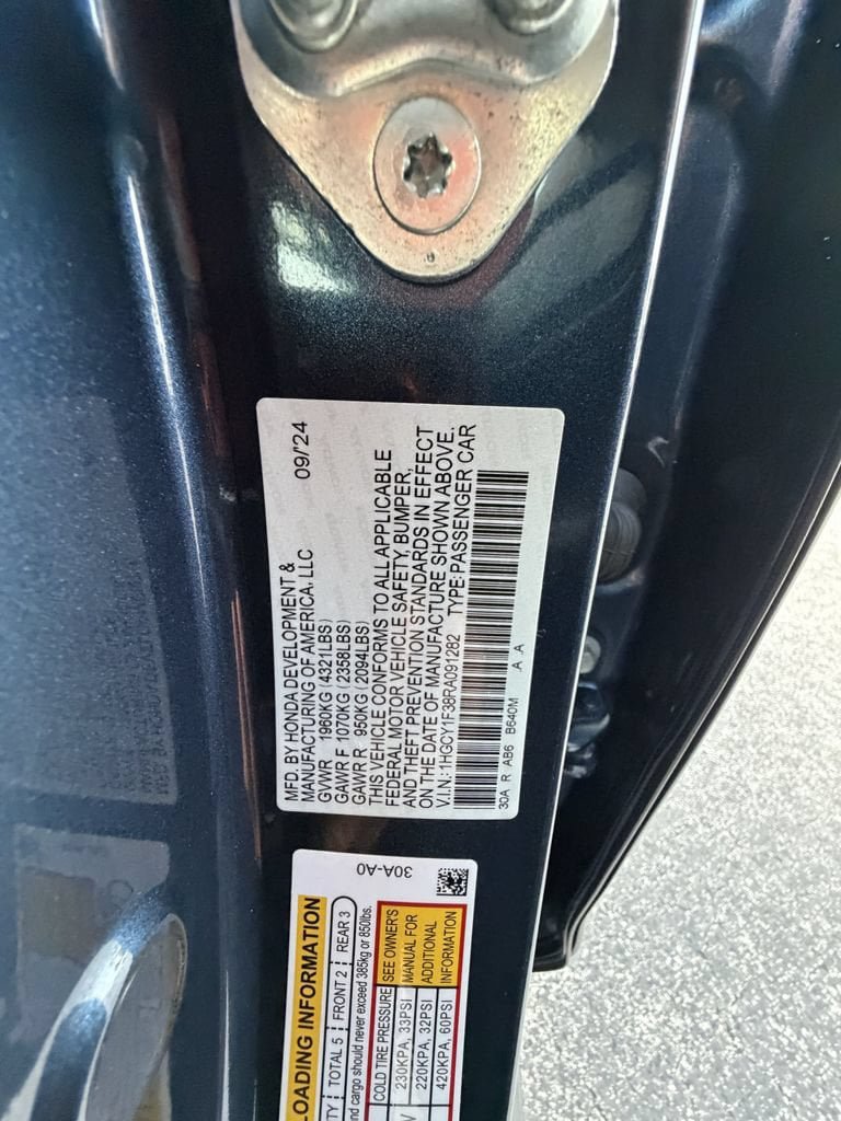 Used 2024 Honda Accord EX image 33