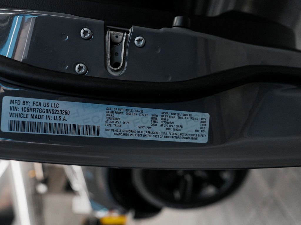 Used 2022 RAM 1500 Classic Warlock w/ Ceramic Gray Warlock Package image 15