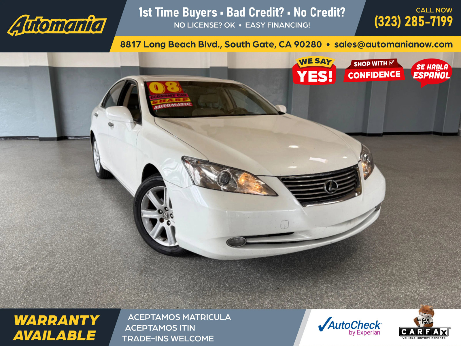 Used 2008 Lexus ES 350