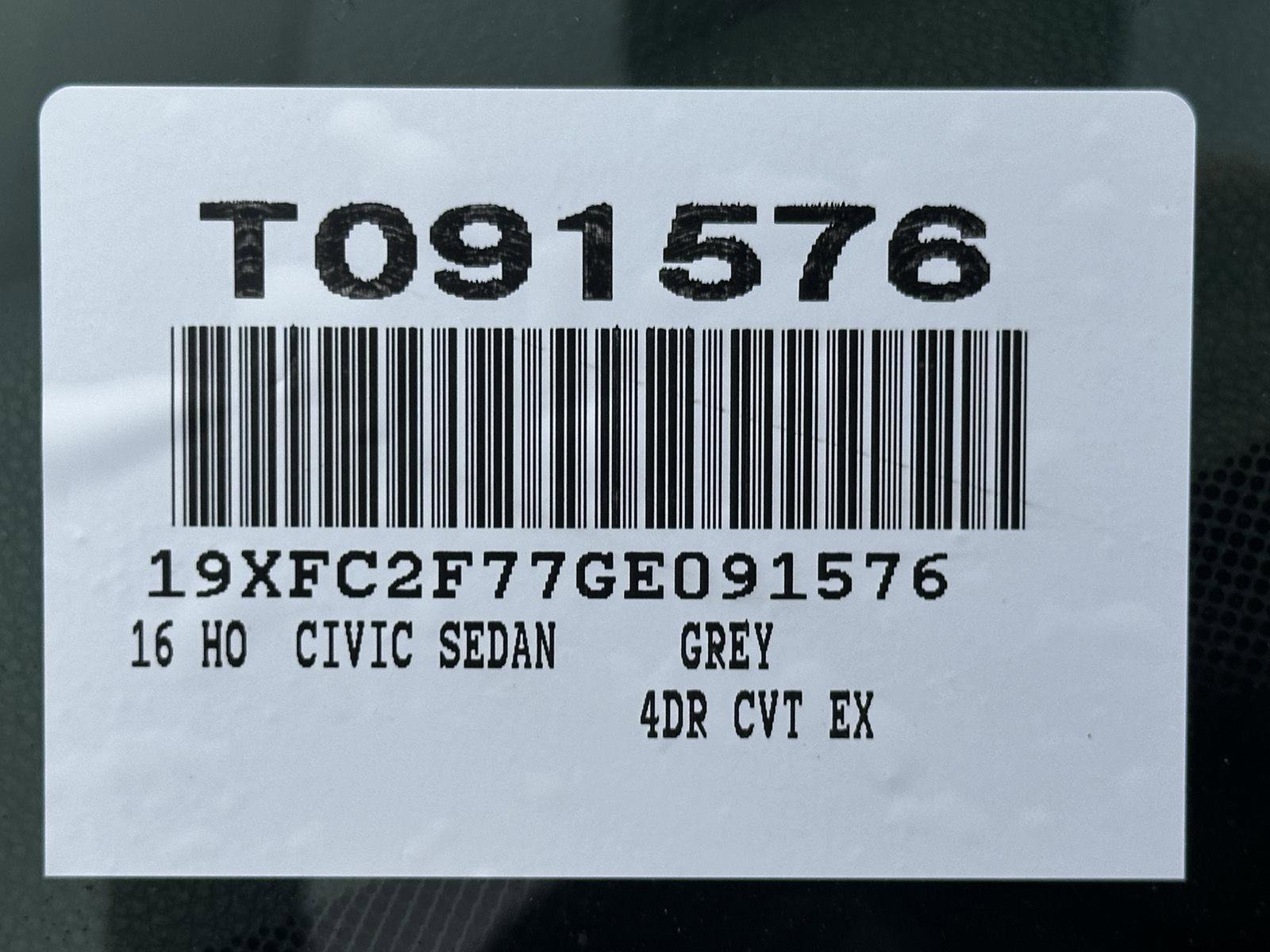 Used 2016 Honda Civic EX image 14