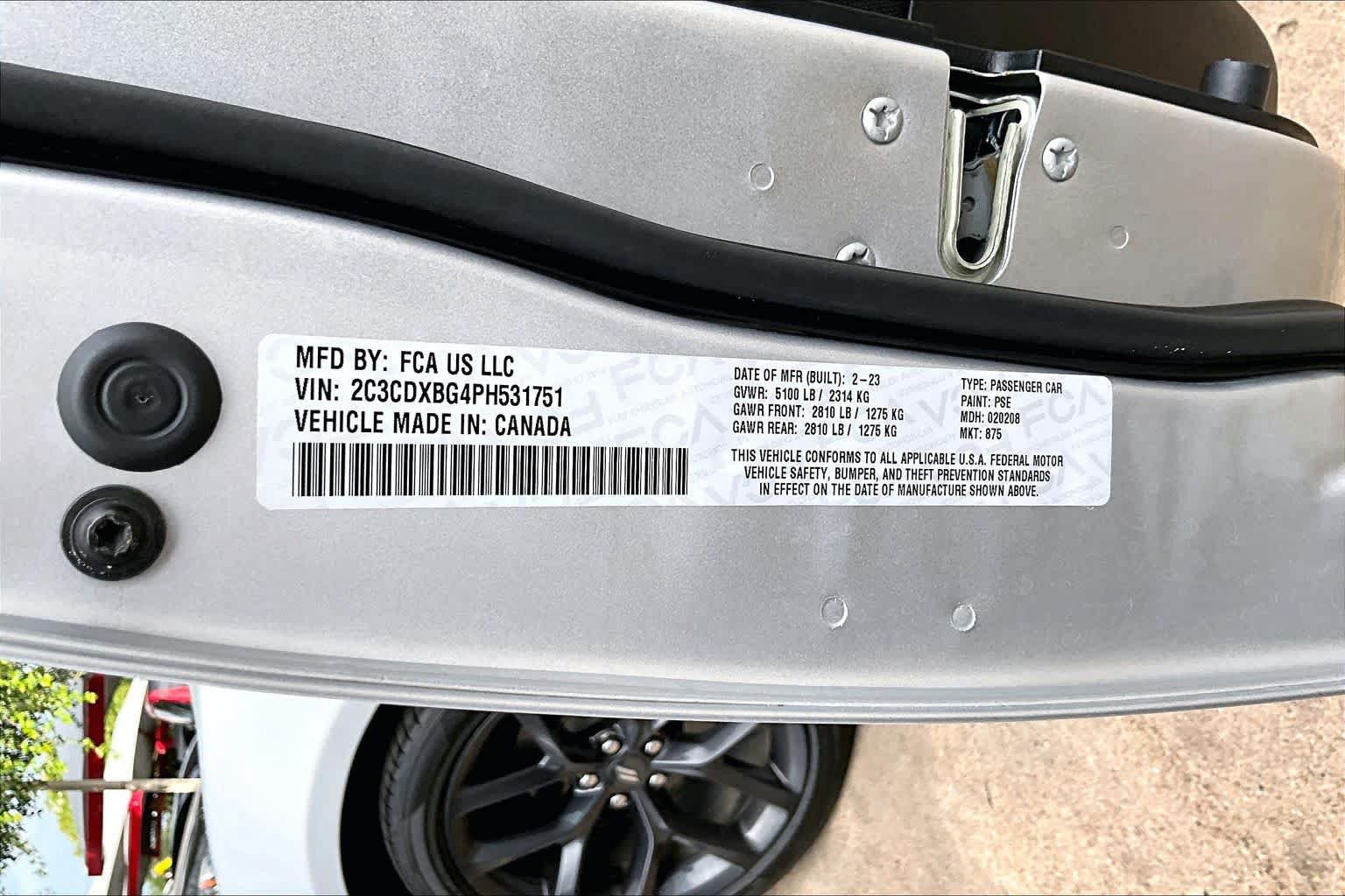 Used 2023 Dodge Charger SXT w/ Blacktop Package RWD image 34
