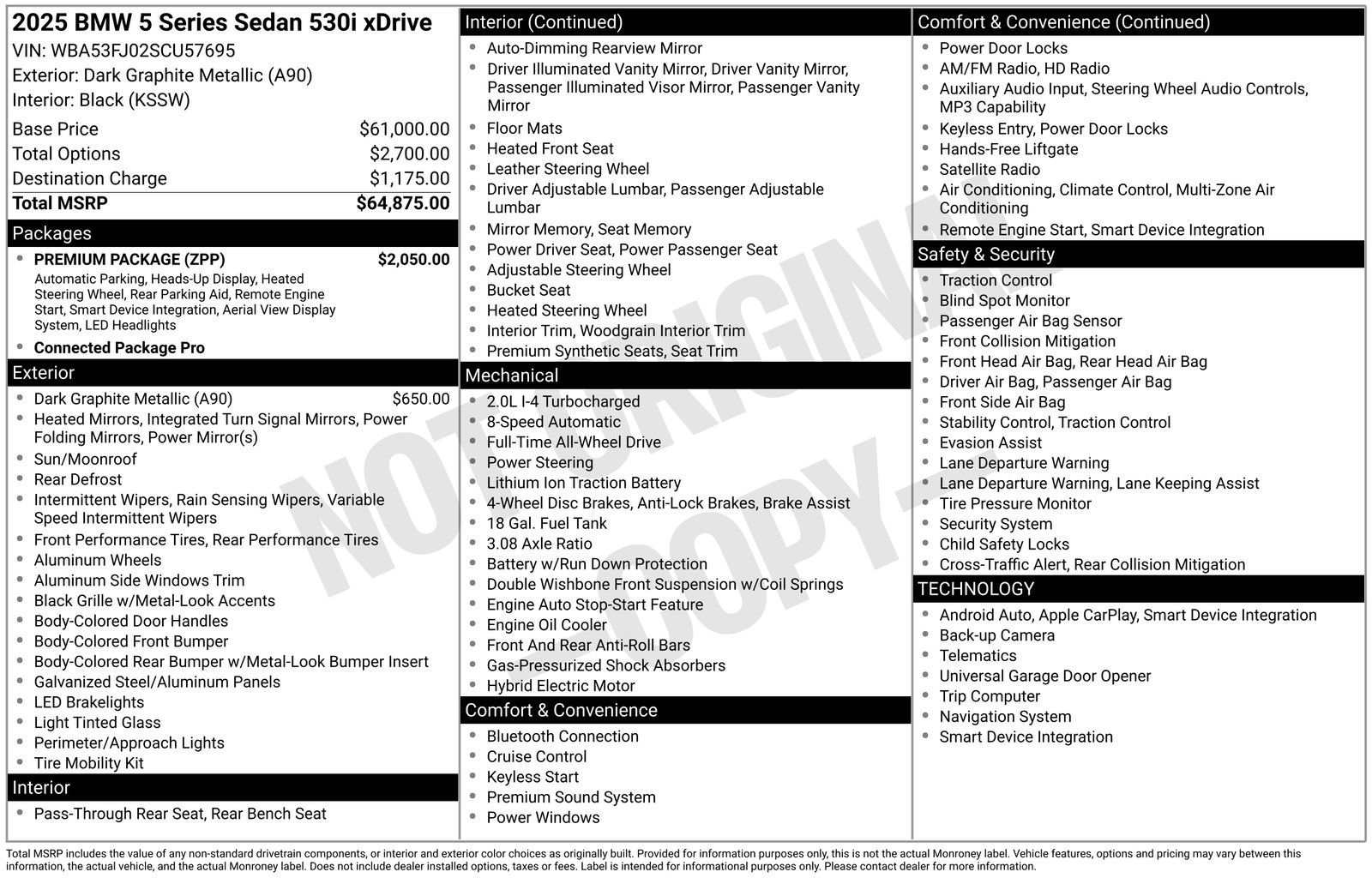 Used 2025 BMW 530i xDrive image 37
