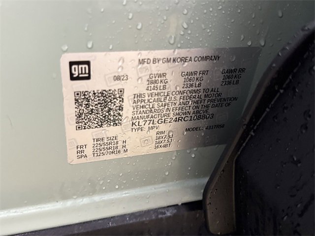 Certified 2024 Chevrolet Trax RS w/ Driver Confidence Package image 27