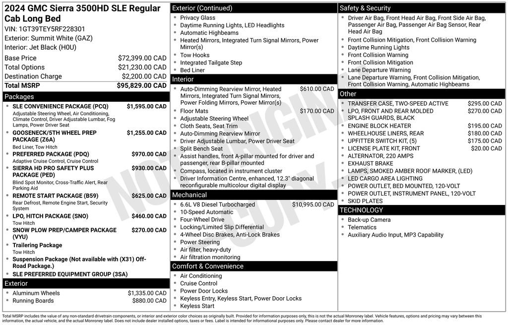 Used 2024 GMC Sierra 3500 SLE w/ SLE Convenience Package AWD/4WD image 29