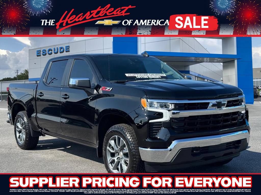 New 2026 Chevrolet Silverado 1500 LT w/ Z71 Off-Road Package AWD/4WD image 1