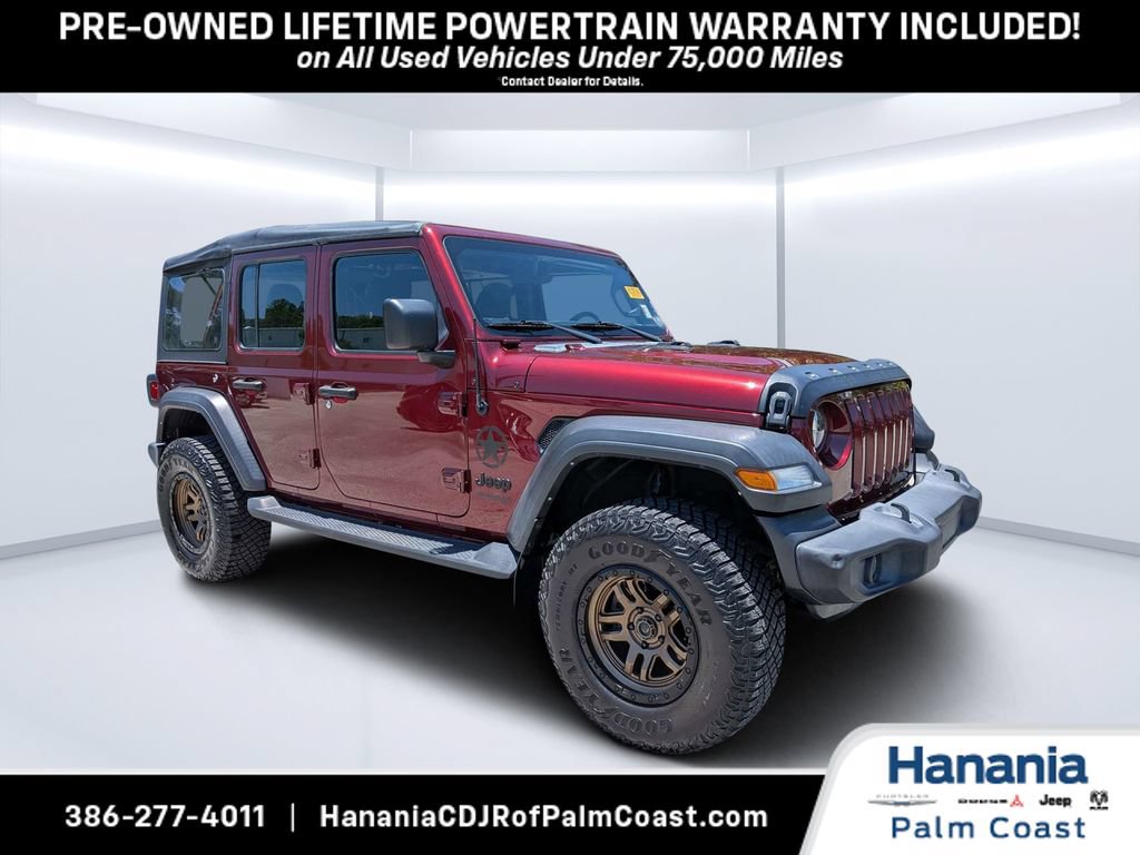 Used 2022 Jeep Wrangler Unlimited Sport AWD/4WD image 1