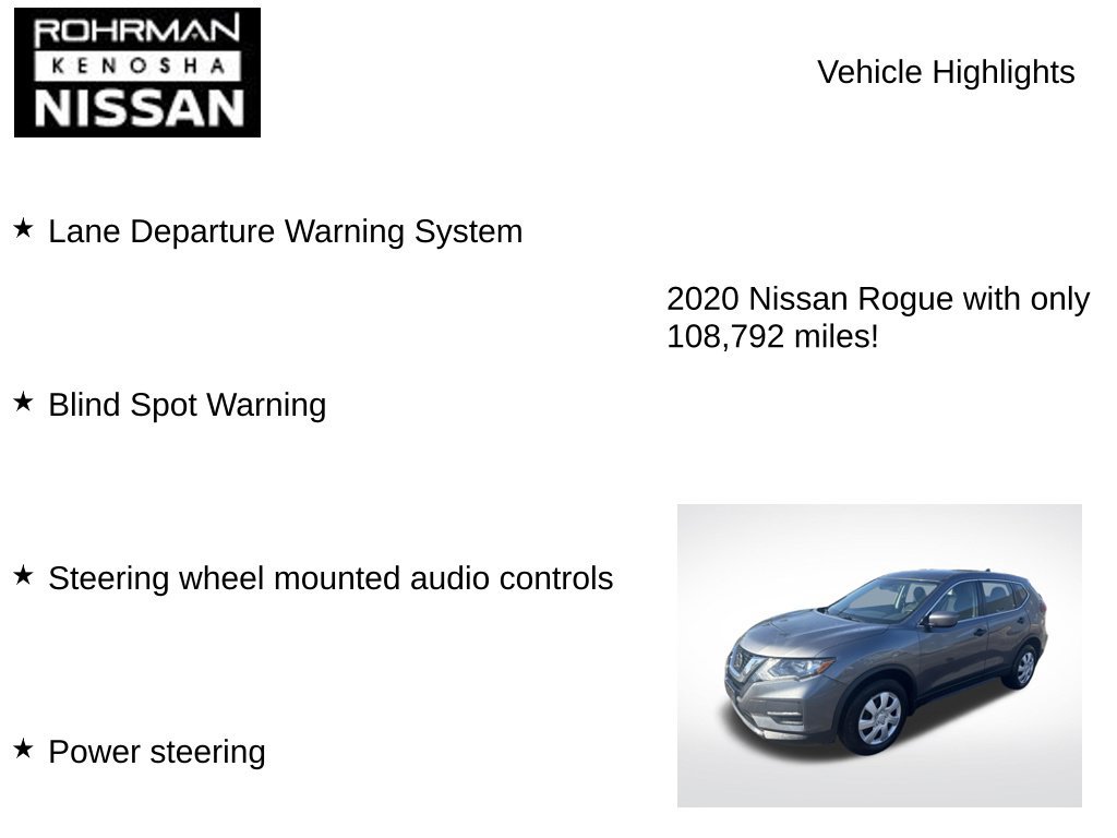 Used 2020 Nissan Rogue S AWD/4WD image 7