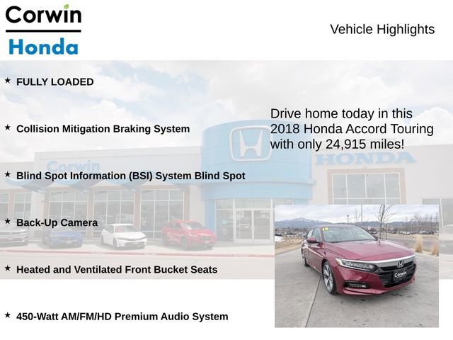Used 2018 Honda Accord Touring image 6