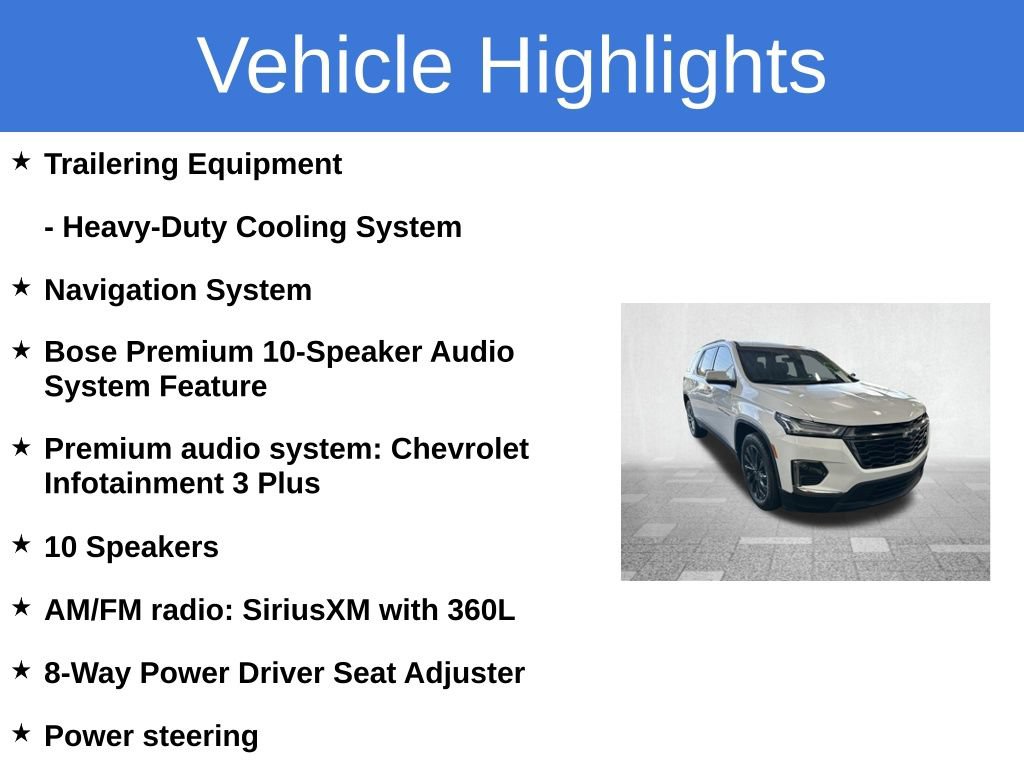 Used 2023 Chevrolet Traverse RS FWD image 5