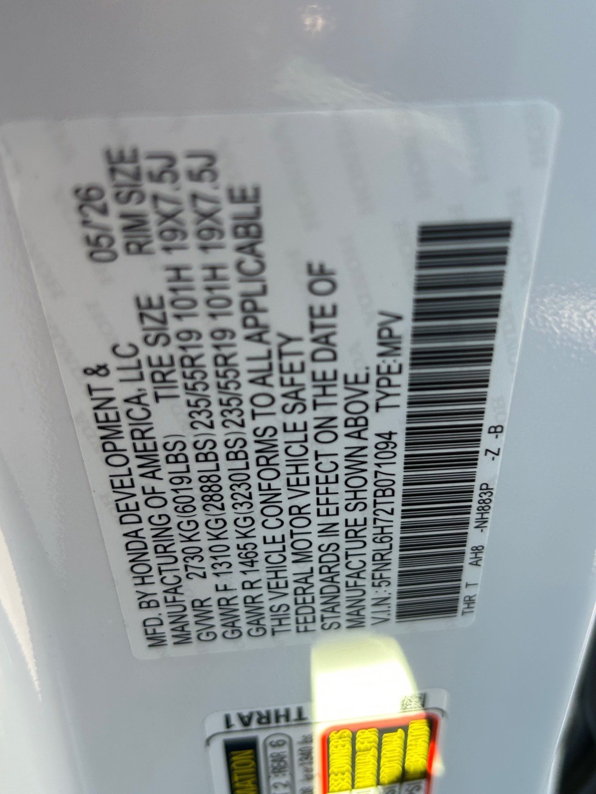 Used 2026 Honda Odyssey Sport-L image 34