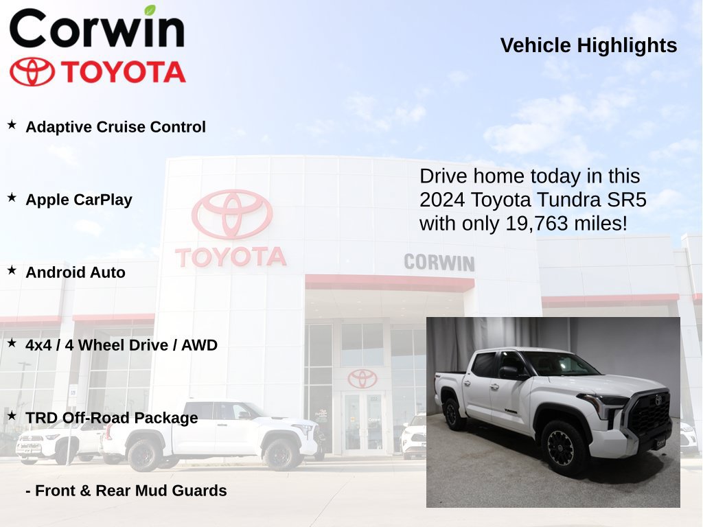 Used 2024 Toyota Tundra SR5 w/ TRD Off-Road Package AWD/4WD image 6