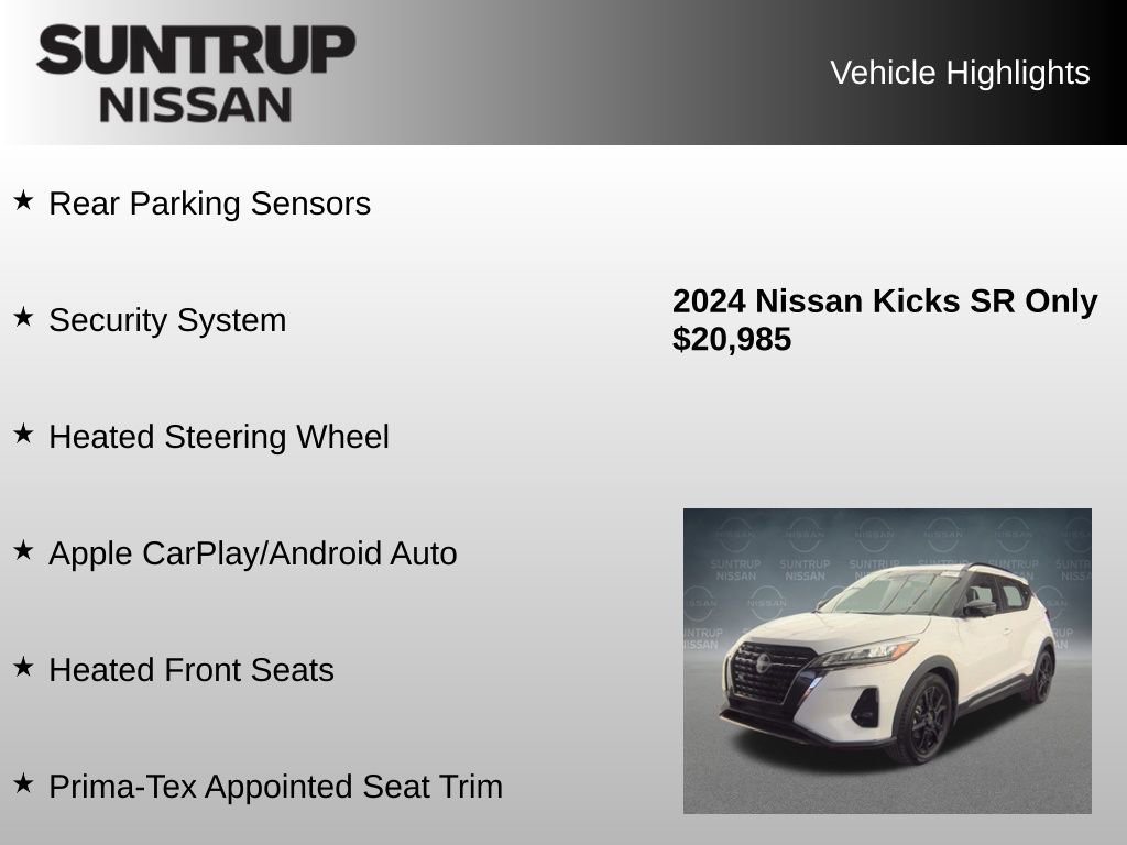 Used 2024 Nissan Kicks SR w/ SR Premium Package image 16