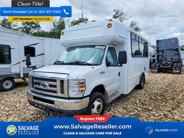 Used 2017 Ford E-450 and Econoline 450 Super Duty w/ Shuttle Bus Prep Package RWD image 3