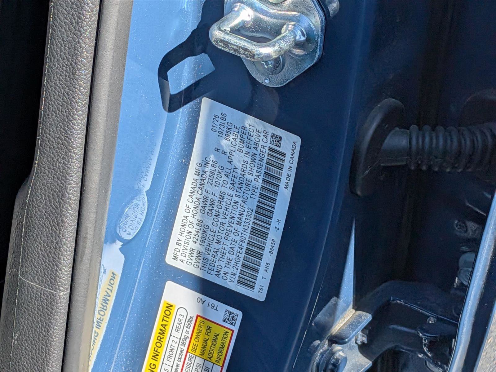 Used 2026 Honda Civic FWD Hybrid Sedan image 34