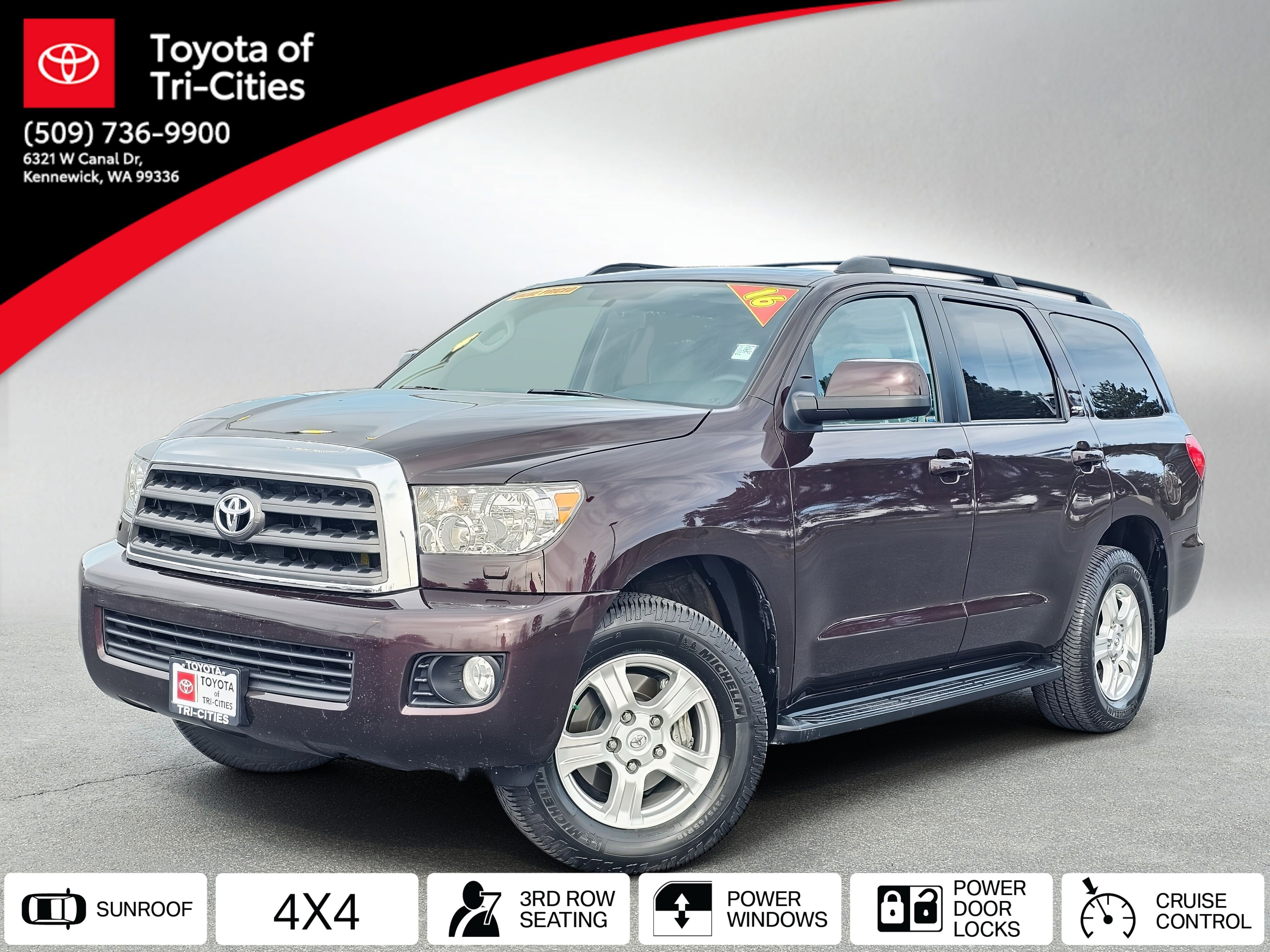 Used 2016 Toyota Sequoia SR5 AWD/4WD image 1