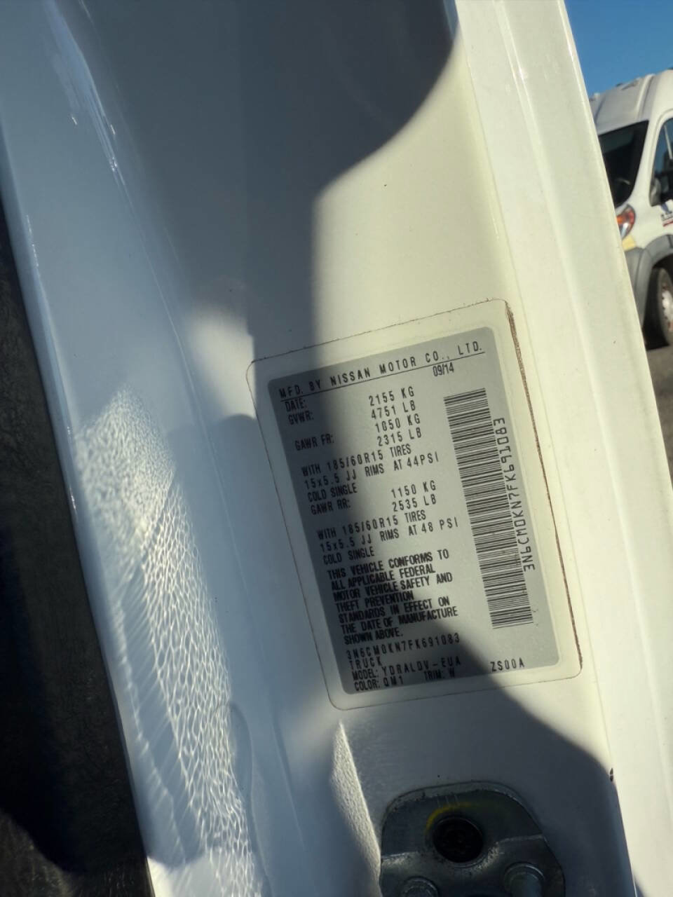 Used 2015 Nissan NV200 S image 17