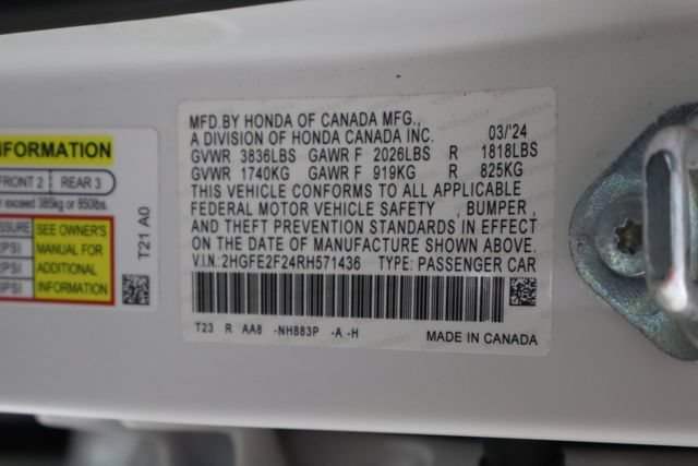 Used 2024 Honda Civic LX image 20