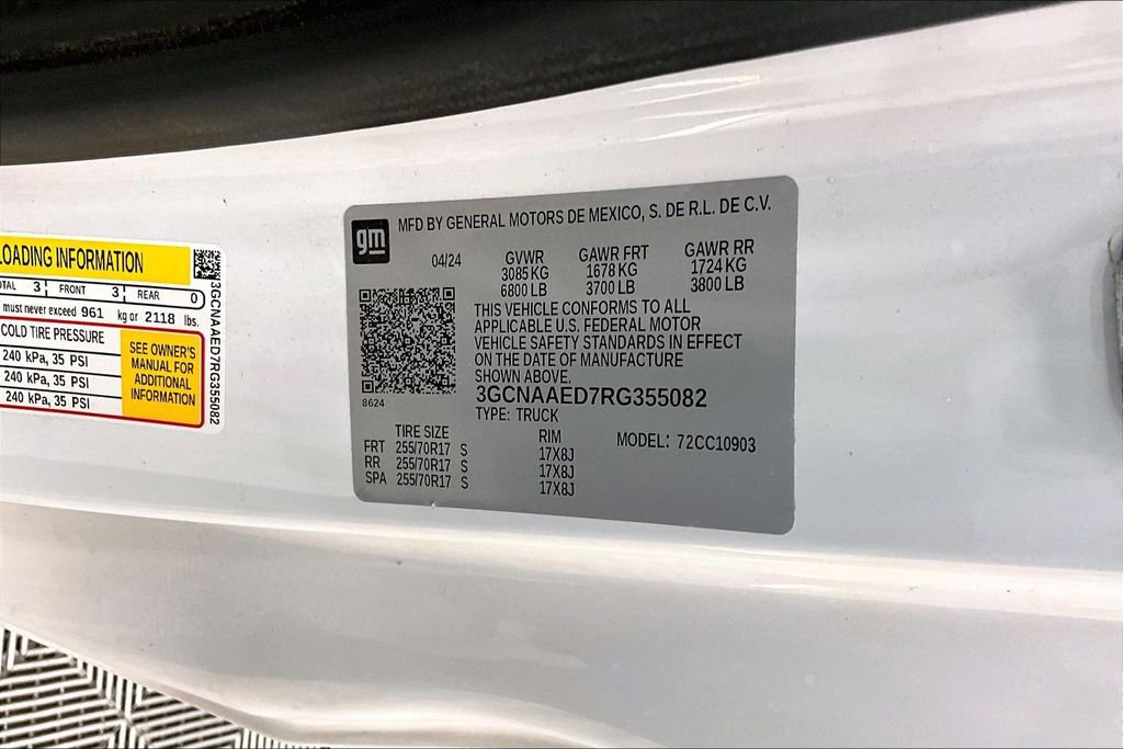 Used 2024 Chevrolet Silverado 1500 W/T w/ WT Value Package RWD image 31