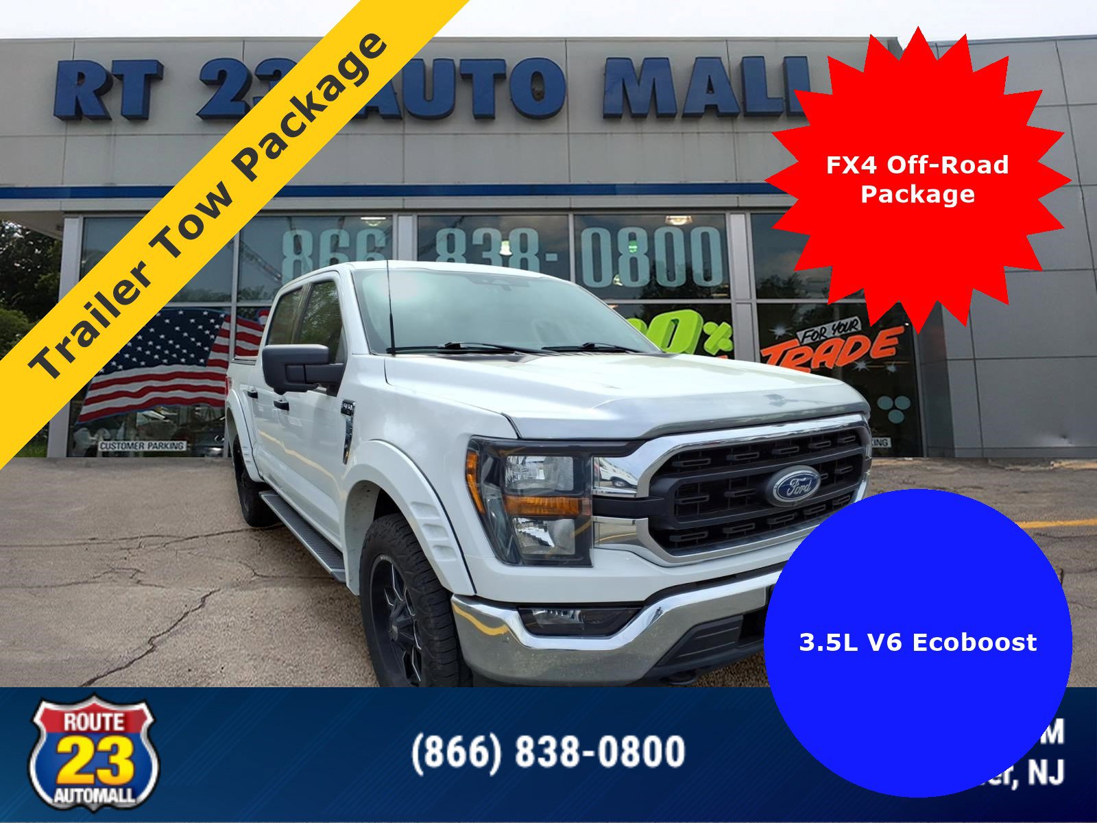Certified 2023 Ford F150 XLT w/ Equipment Group 301A Mid AWD/4WD image 1