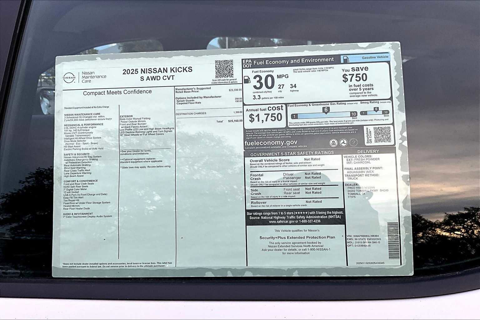 New 2025 Nissan Kicks S image 19