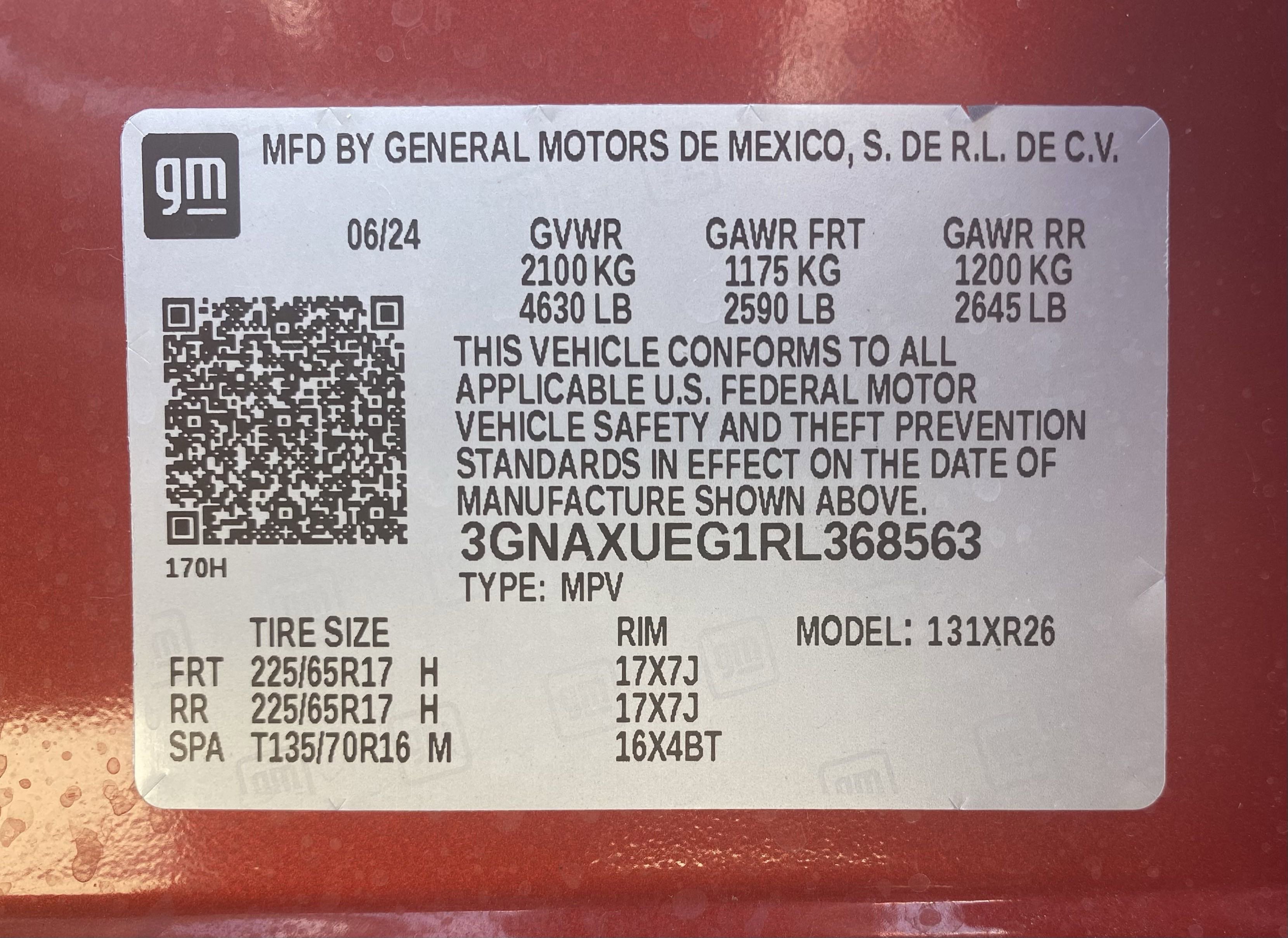 Used 2024 Chevrolet Equinox LT w/ LPO, Floor Liner Package image 35