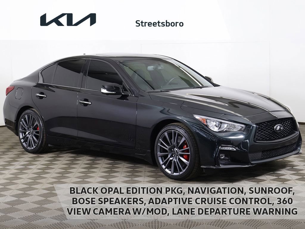 Used 2023 INFINITI Q50 Red Sport 400 w/ Black Opal Edition