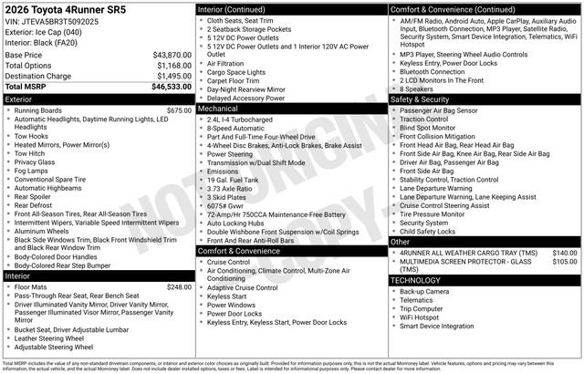 New 2026 Toyota 4Runner SR5 image 7