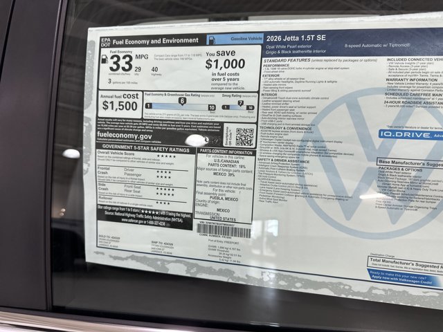 New 2026 Volkswagen Jetta SE image 40