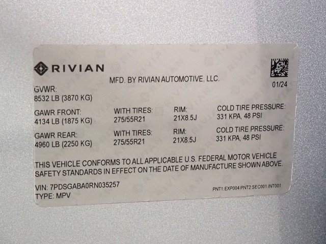 Used 2024 Rivian R1S AWD Adventure image 90