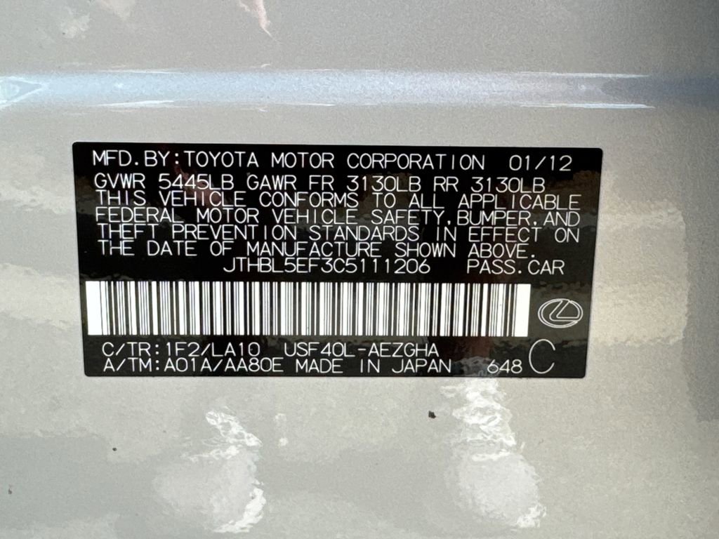 Used 2012 Lexus LS 460 w/ Comfort Pkg image 32