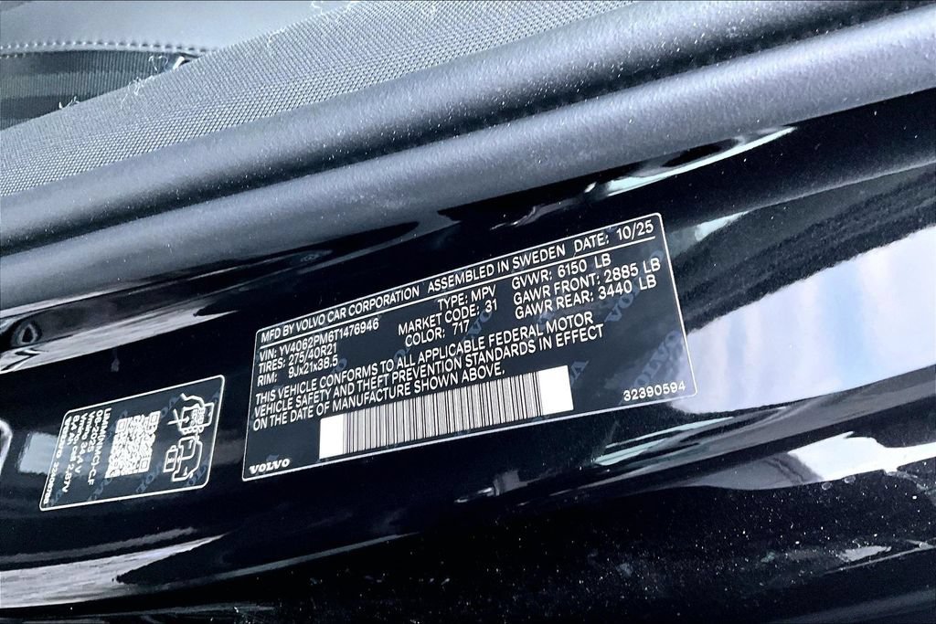 New 2026 Volvo XC90 B6 Ultra w/ Protection Package AWD/4WD image 14