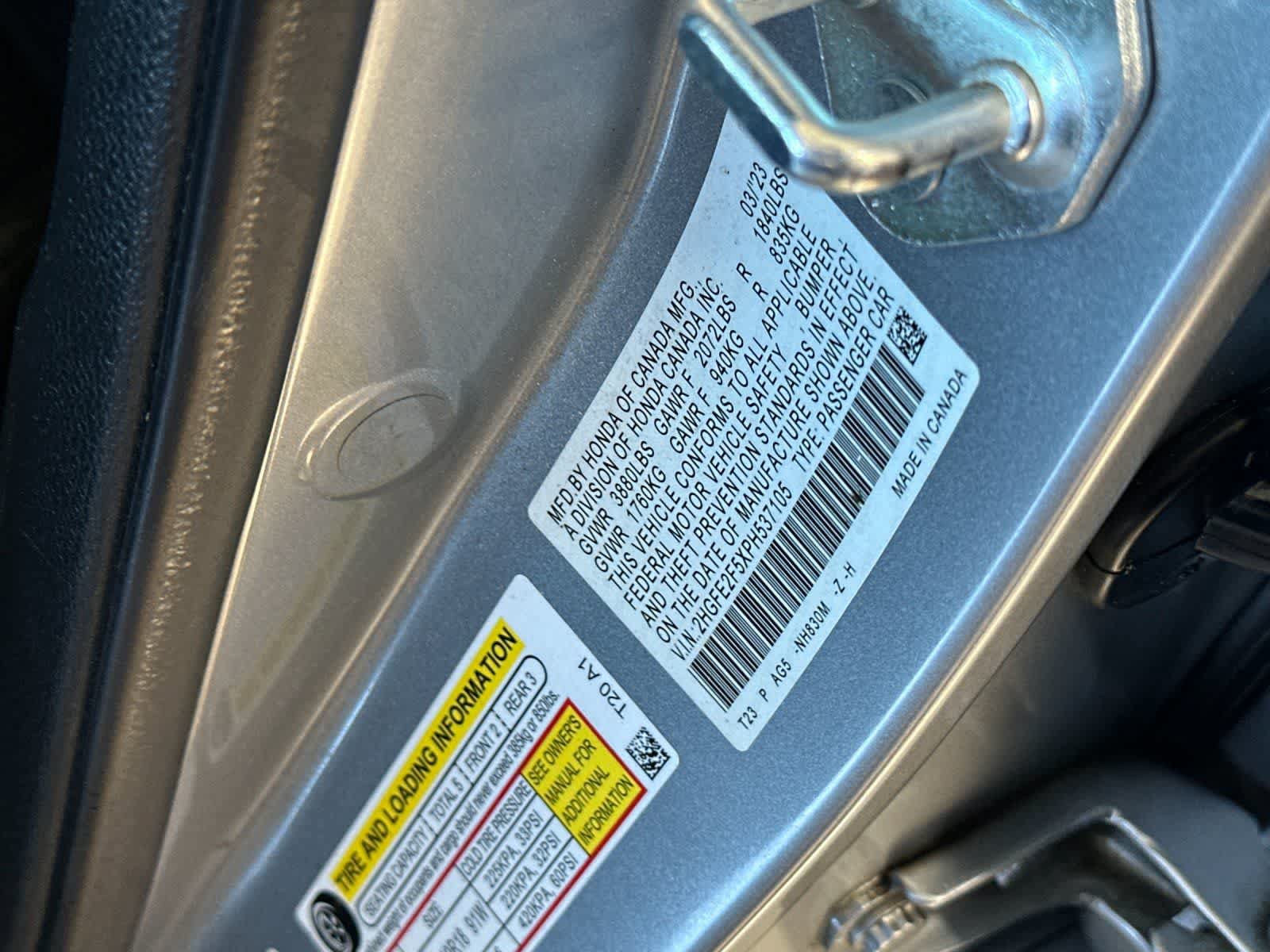 Used 2023 Honda Civic Sport image 30