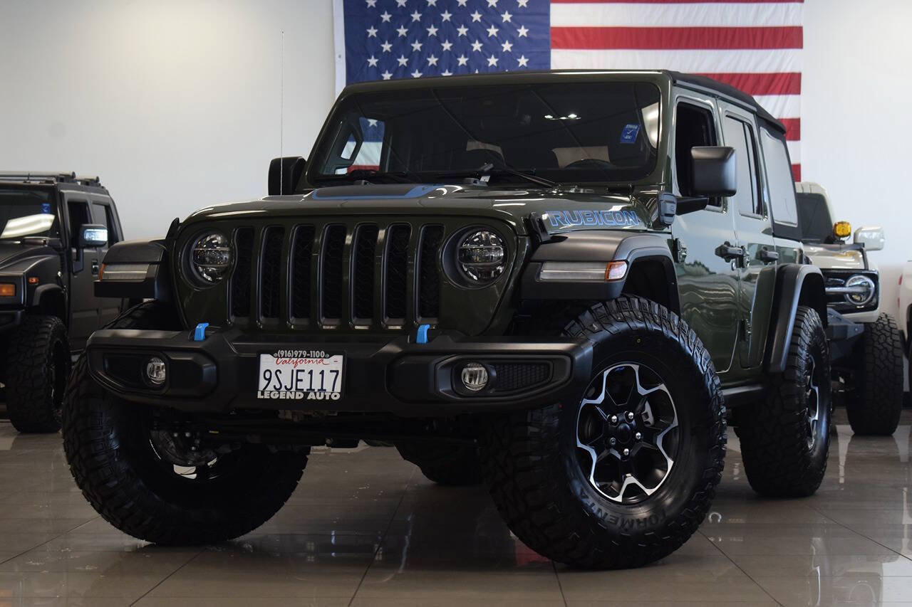 Used 2022 Jeep Wrangler Unlimited Rubicon 4xe w/ Cold Weather Group AWD/4WD image 3