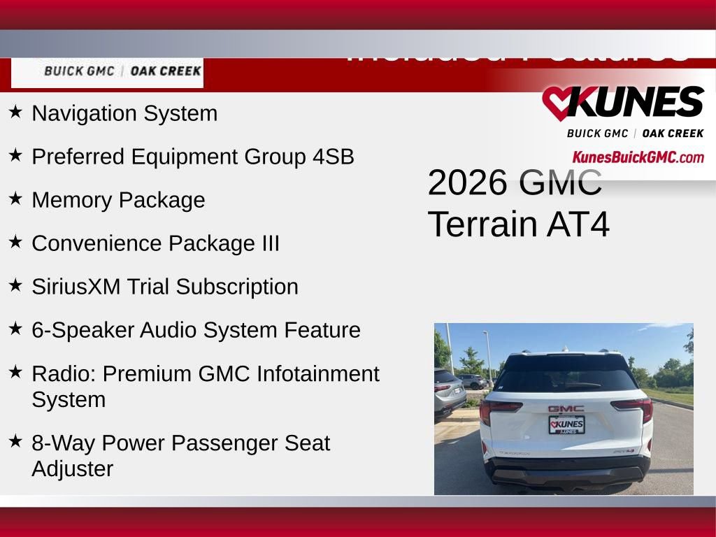 New 2026 GMC Terrain AT4 w/ Convenience Package III AWD/4WD image 3